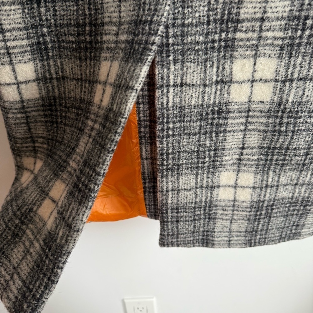 Dorothee Schumacher Checked Statement Wool Blend Coat | Size 2 | Pre-Loved - Picture 7 of 10